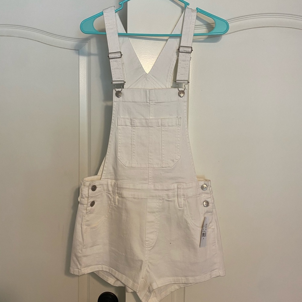 PACSUN white shorts overalls